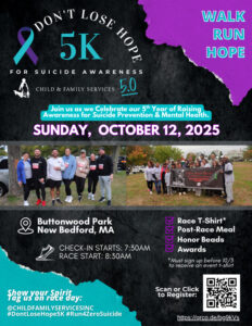 Don’t Lose Hope 5K mental health event poster
